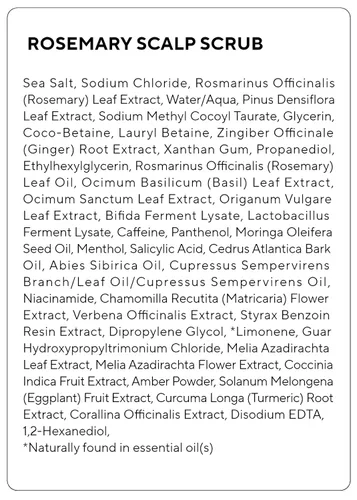 Miniatura 8 de AROMATICA Exfoliante de cuero cabelludo de romero 5.82 oz / 165 g, tratamiento del cuero cabelludo, exfoliante del cuero cabelludo con exfoliante
