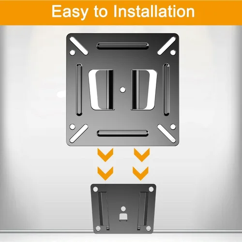 Miniatura 7 de Soporte de pared para monitor para la mayoría de televisores de 14 a 24 pulgadas, soporte universal de pared para TV pequeño para caravana, soporte