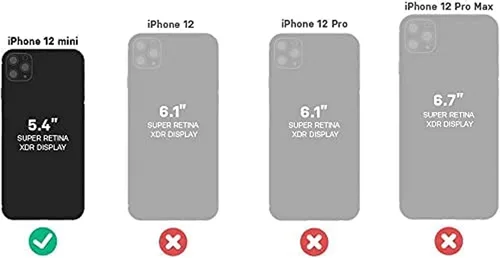Miniatura 7 de OtterBox Symmetry Clear Series - Funda para iPhone 12 Mini con protector de pantalla, embalaje no minorista, polvo de estrellas
