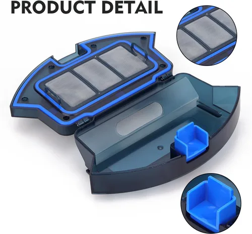Miniatura 2 de Caja de basura compatible con Eufy RoboVac 11S, 15C, 30, 30C, 35C, 25C, 12, 15T, 35C, G30 Robot Aspirador – Recolección de residuos, accesorios
