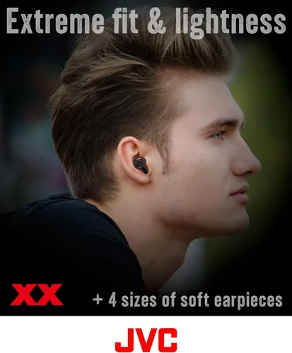 Miniatura 4 de JVC New XX - Auriculares inalámbricos verdaderos, batería de larga duración (hasta 24 horas), graves profundos extremos con afinación especial, a