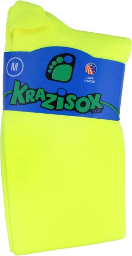 Miniatura 2 de TCK Sports Krazisox - Calcetines sobre la pantorrilla, neón