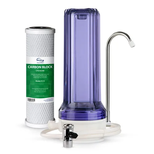Miniatura 11 de iSpring FC15 Cartucho de filtro de agua de bloque de carbono CTO de repuesto de 5 micrones y 10 pulgadas para sistema de filtración RO de ósmosis