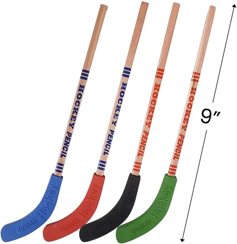 Miniatura 3 de Rhode Island Novelty Lápices de palo de hockey 1 docena