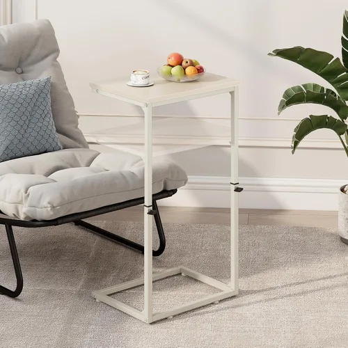 Miniatura 5 de Vagusicc C Shaped End Table for Couch, 33.2'' Tall C Table Adjustable Height Side Table, Small Side Table for Small Spaces, Couch Tables that Slide