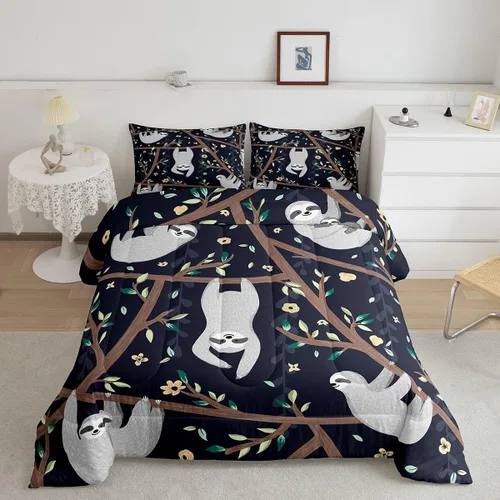 Miniatura 37 de Feelyou Juego de edredón de béisbol, juego de ropa de cama de juegos deportivos, edredón de béisbol con bandera estadounidense vintage, juego