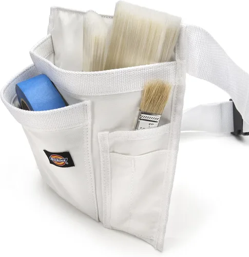 Miniatura 2 de Dickies Bolsa de cinturón de herramientas de 5 bolsillos de un solo lado/Delantal de trabajo, construcción de lona duradera, cinturón ajustable