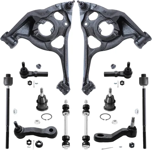 Miniatura 102 de Detroit Axle - Kit de extremo delantero para Ford 1998-2001 Explorer Mercury Mountaineer, 4 barras estabilizadoras delanteras y traseras, 2 brazos