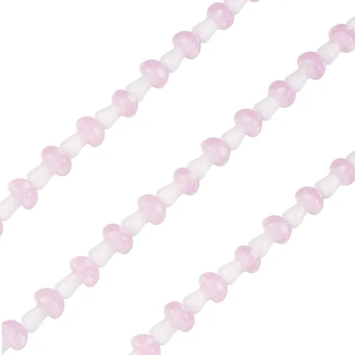 Miniatura 12 de Craftdady Cuentas de vidrio facetadas de arena dorada de 0.47 pulgadas Millefiori, cuentas sueltas redondas con agujero de 0.039 in para fabricación