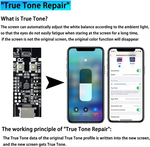 Miniatura 5 de para iPhone 11 PRO Reemplazo de pantalla OLED de 5.8" (A2160, A2217, A2215), con reparación True Tone, Face ID, Kit de reparación de pantalla 3D
