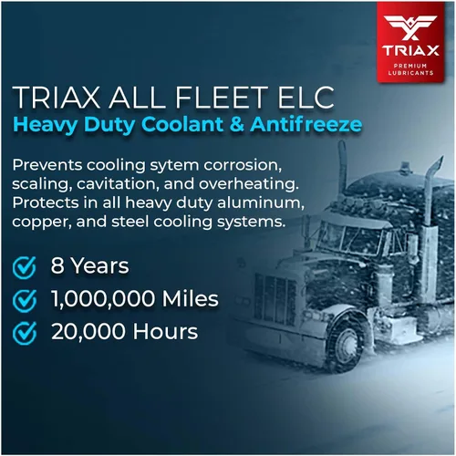 Miniatura 3 de Triax All Fleet ELC Refrigerante y anticongelante, Diesel Extreme HD NOAT, 1 millón de millas, 8 años, 20,000 HRS, CAT EC-1, concentrado (1 galón)