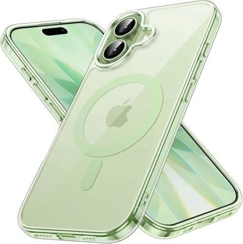 Miniatura 12 de JETech Funda magnética para iPhone 17 de 6.3 pulgadas, compatible con MagSafe, protector de teléfono a prueba de golpes, parte trasera transparente