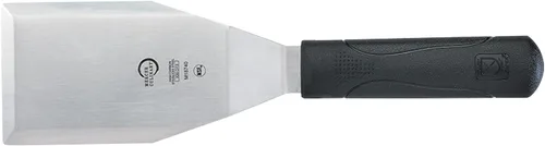 Miniatura 32 de Mercer Culinary Millennia Esparcidor de borde liso, hoja de 3.5 pulgadas, mango morado Púrpura