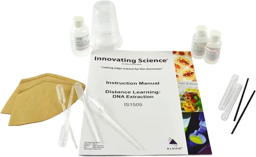 ALDON Innovating Science Kit de aprendizaje a distancia de extracción de ADN - Explora la historia y el descubrimiento - Aislar el ADN de las plantas