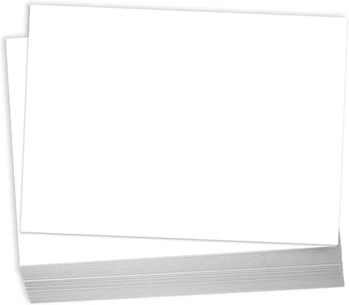 Miniatura 8 de Hamilco Cartulina blanca - Cartulina plana de 4 x 6 pulgadas, peso pesado, 100 libras para impresora, paquete de 100
