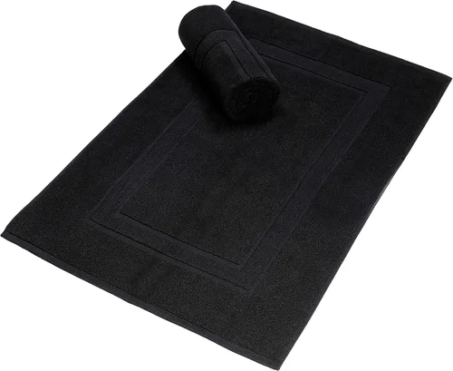 GLAMBURG Paquete de 2 tapetes de baño de algodón prémium de 20 x 32 pulgadas, 100% algodón hilado en anillo, calidad de hotel y spa, 21.16 oz/m²,