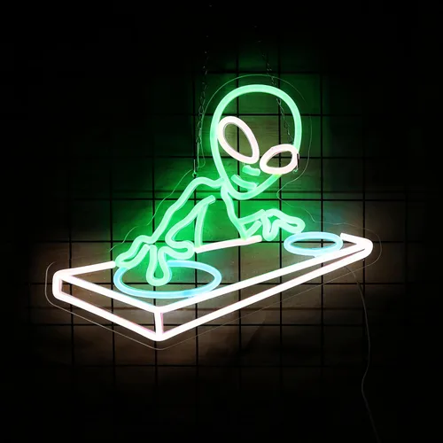 Miniatura 9 de Tendencia del mercado de valores Letrero de neón Diario Trading Line Chart Luz de neón LED Letrero de neón para decoración de pared Luz de neón LED
