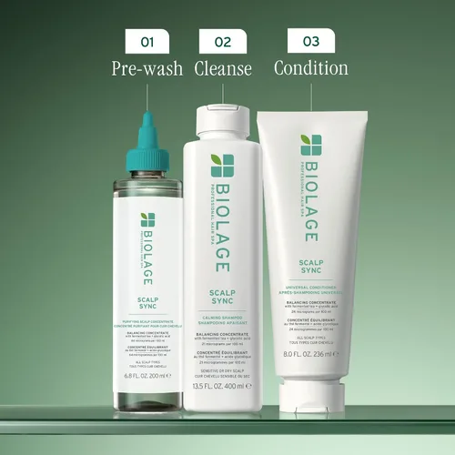 Miniatura 6 de Biolage Scalp Sync Universal Conditioner - Nourishing & Hydrating for All Scalp Types, Lightweight Moisturizing & Conditioning, Fermented Tea Blend