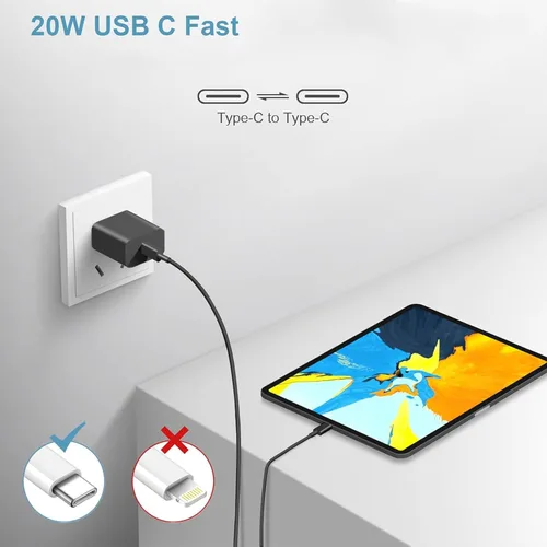 Miniatura 3 de PRO 5ft USB-C Cable Compatible with Your Xiaomi 12S Ultra Hi Powered Cable (Black 1.5M)