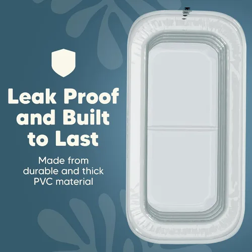 Miniatura 7 de Bañera hinchable de hielo - XL Transparente - Bañera de inmersión en hielo para terapia de agua fría - Bañera de inmersión fría portátil