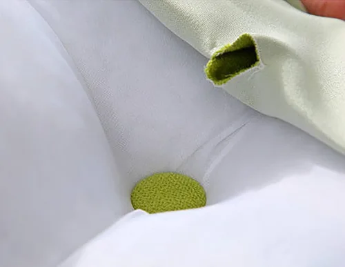 Miniatura 7 de Cojín de respaldo triangular para cabecero, almohada de lectura doble grande para sofá cama, cojín lumbar de cuña con funda extraíble