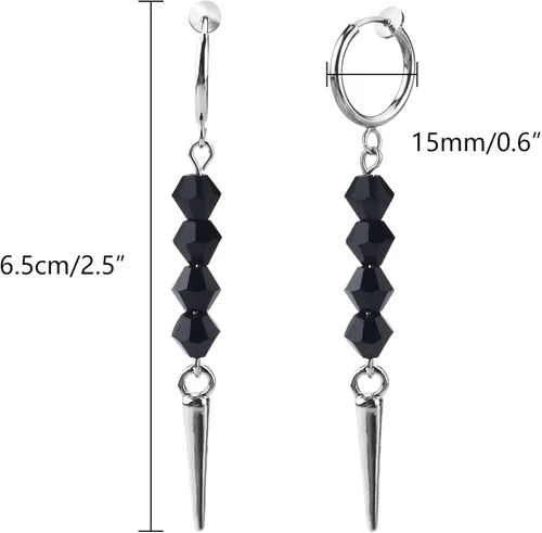 Miniatura 2 de Abitoncc Pendientes Stranger Billy Demogorgon al revés con bombilla del alfabeto, aretes colgantes de joyería para hombres, mujeres y niñas