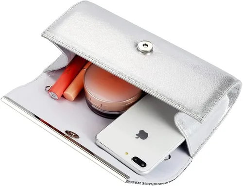Miniatura 18 de Bolso de mano de noche para mujer, bolso de graduación, bolso de hombro, bolso de boda, bolsa de fiesta