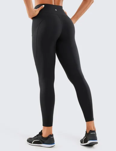 Miniatura 2 de CRZ YOGA - Leggings de entrenamiento para mujer con sensación de desnudez, 25 pulgadas, pantalones de yoga de cintura alta con bolsillos laterales