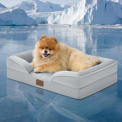 Miniatura 49 de Bedsure Cama ortopédica XL para perros extragrandes, cama lavable para perros y gatos, impermeable, cómodo sofá para perros con funda extraíble