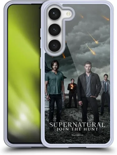 Miniatura 20 de Head Case Designs Supernatural Sam, Dean & Castiel Key Art - Funda de gel con licencia oficial [protección de grado militar] compatible con Google