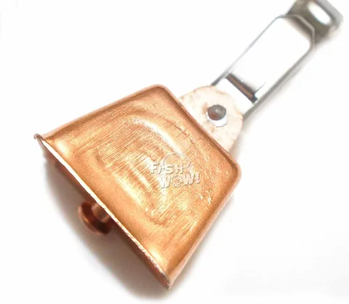 Miniatura 7 de 10 unids Pesca de cobre Campana de alerta con pinza de águila clips cebos alarma campanas