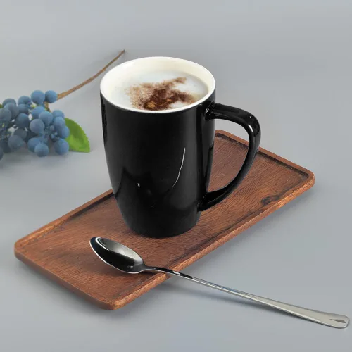 Miniatura 2 de homEdge Juego de tazas de porcelana, taza de 16 onzas para té, latte, moca, chocolate caliente, juego de 6, colores surtidos