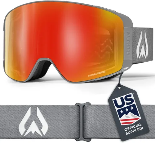 Miniatura 9 de Wildhorn Pipeline - Gafas de esquí para hombres y mujeres OTG, antiempañamiento y antiarañazos, para snowboard - Proveedor oficial del Equipo
