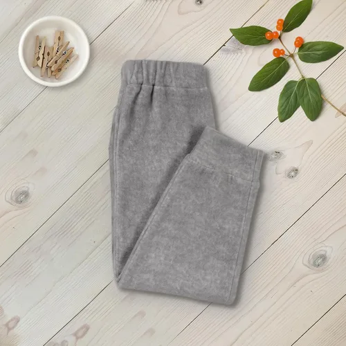 Miniatura 4 de GLASH Kids Pantalones deportivos para niños y niñas, 4 piezas, pantalones casuales de microforro polar con calefacción