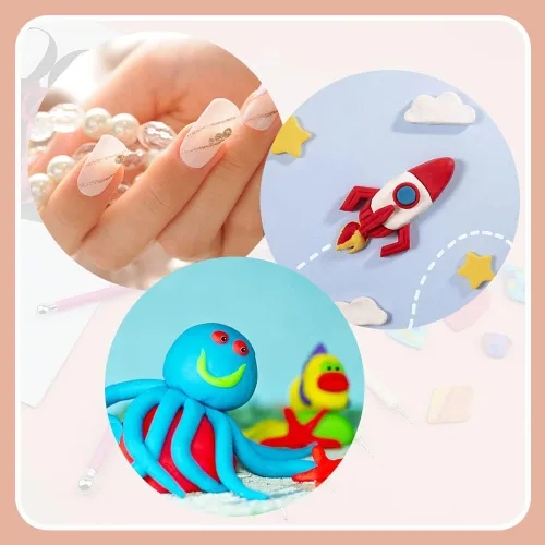 Miniatura 7 de 14 PCS Herramientas de Punteado con Puntas Esféricas con Caja, Juego de Herramientas de Punteado para Pintura en Piedras, Modelado de Arcilla