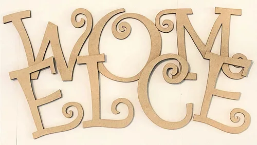 Miniatura 2 de Pequeña letra de madera de 2 pulgadas con forma de letra L para manualidades, decoración de letras sin terminar del alfabeto para niña, forma ABC