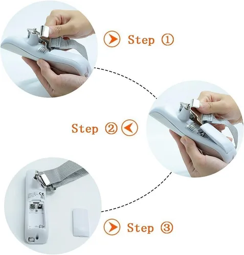 Miniatura 6 de Báscula digital de equipaje con cinta métrica, mide el peso del equipaje con precisión, función de tara para restablecer el dispositivo incluido