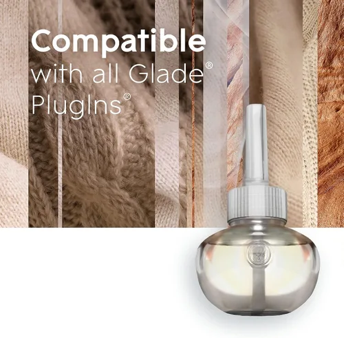Miniatura 9 de Glade PlugIns - Recambios de ambientador, aceites esenciales y perfumados para el hogar y el baño, maderas de cachemira, 6.7 onzas líquidas, 10