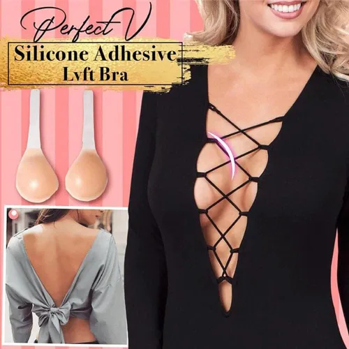 Miniatura 6 de Invisalift - Brasier con levantamiento ocultivo sujetador Invisalift para pechos grandes sujetador adhesivo de silicona con correas DD con broches