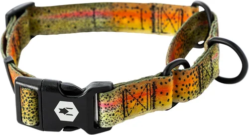 Miniatura 23 de Wolfgang - Collar de perro Martingala resistente con hebilla de nailon de liberación rápida para caminar y entrenar, estampado NewMoon, mediano