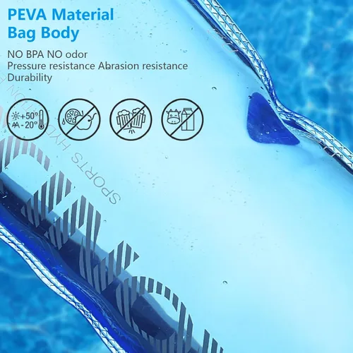 Miniatura 6 de JEELAD TPU Hydration Bladder Water Bladder Ultra-Durable Water Storage Bladder for Hydration Backpacks Outdoor Hiking Running Cycling Camping