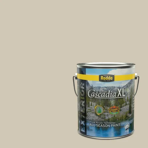 Miniatura 112 de Rodda Paint CASCADIA XL Pintura e imprimación satinada exterior en uno, cuarto de galón, Cantera