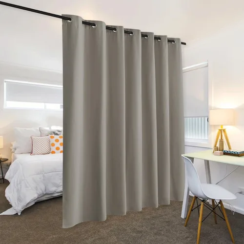 Miniatura 108 de RYB HOME - Cortinas extralargas de privacidad, para bloquear luz, de techo a suelo, para comedor, oficina, sala de estar, cine en casa, patio, 8.3