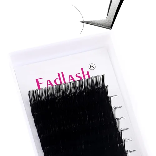 Miniatura 85 de Extensiones de Pestañas 0.07 Colored Easy Fan Lashes Blancas Rizo D Pestañas Auto-Abanicantes de Colores, Extensiones de Pestañas con Volumen