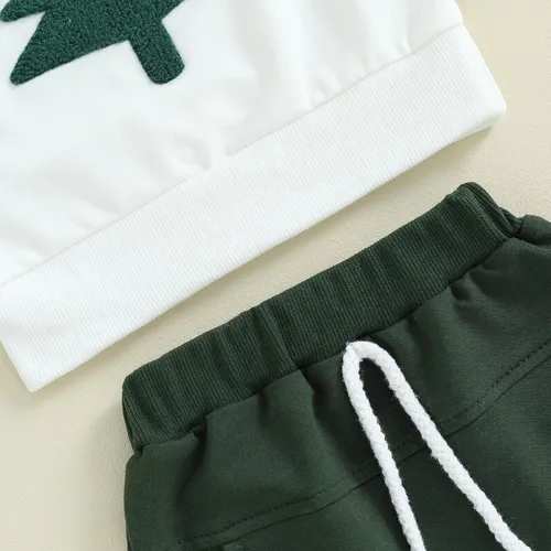 Miniatura 129 de BemeyourBBs Conjunto divertido de sudadera y pantalones de manga larga con letras divertidas para bebé niño y niño