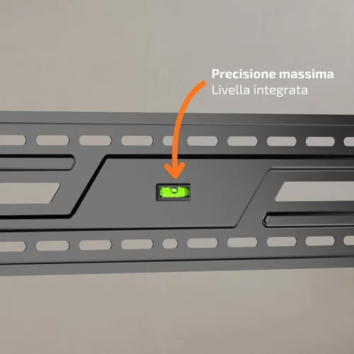 Miniatura 6 de Superior Electronics - Soporte fijo para TV de pared de 60" a 100" (extra delgado), negro con nivel incluido - SUPSTV007