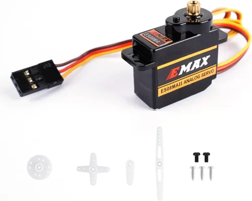 Miniatura 2 de EMAX ES08MA II 0.42 oz Mini Metal Gear Servo analógico para modelo RC (paquete de 4)