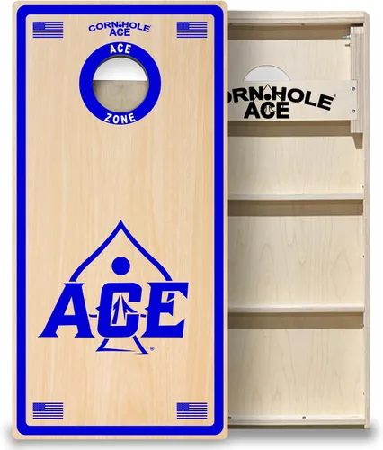 Miniatura 11 de CornholeAce ACE PRO Tablas de Cornhole profesionales, sin rebote, patas anchas triples, madera contrachapada de abedul báltico de 3/4 pulgadas, Verde