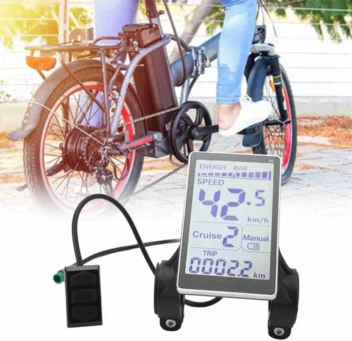 Miniatura 5 de Pantalla LCD de ciclo eléctrico, 24 V 36 V 48 V 60 V universal E Scooter M5 E Panel de control Panel de control de 5 pines Scooter eléctrico Panel