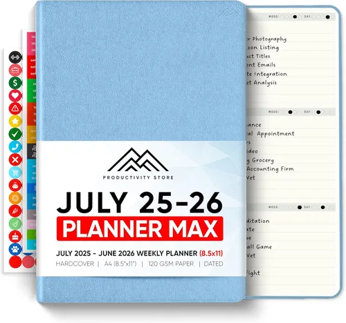 Miniatura 41 de Sin fecha, Agenda 2026, 8.5" x 11" - La Agenda de Productividad #1 para Lograr Tus Objetivos 2026 - Agenda 2026-2027 por PRODUCTIVITY STORE